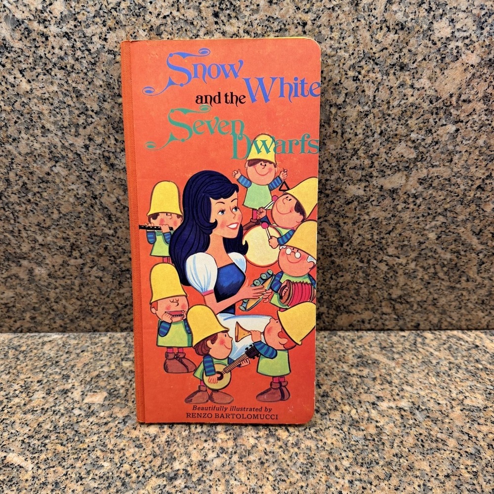 Vintage Snow White‎ Seven Dwarfs Renzo Bartolomucci Nutmeg Press Board Book